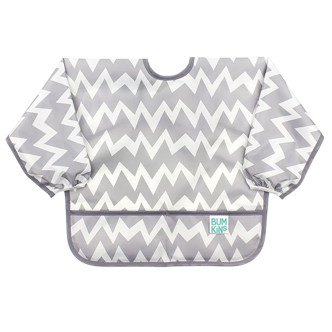 Bumkins Sleeved Bib (Available in 7 different designs)