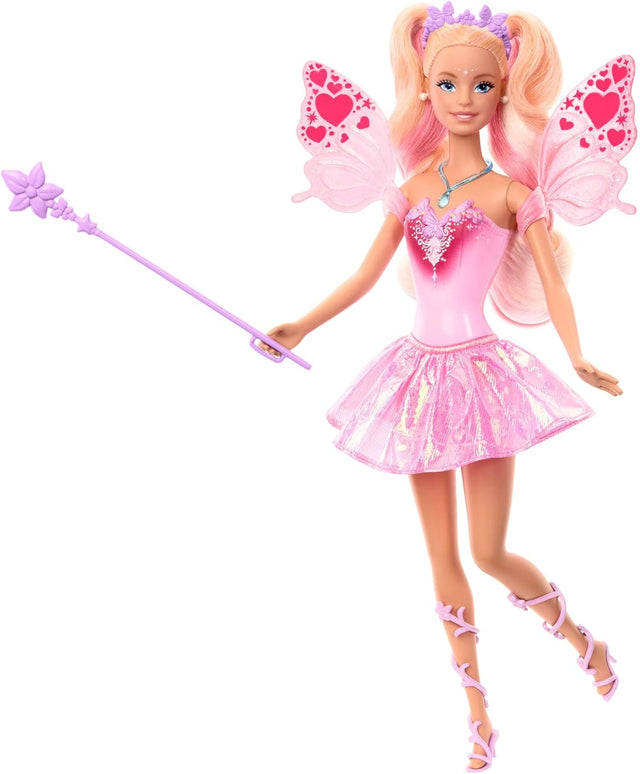 Mattel Barbie Fairy Doll with Toy Wand & Fashion Accessories
