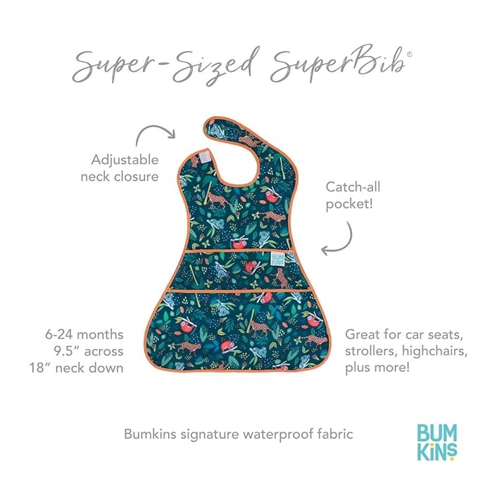 Bumkins Super-Sized Superbibs (Available in 2 different designs)