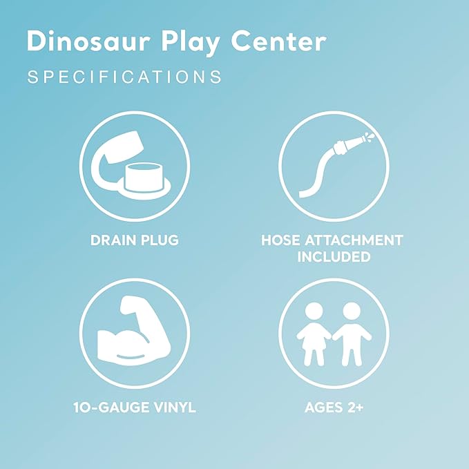 Intex Dinosaur Water Slide Inflatable Play Center