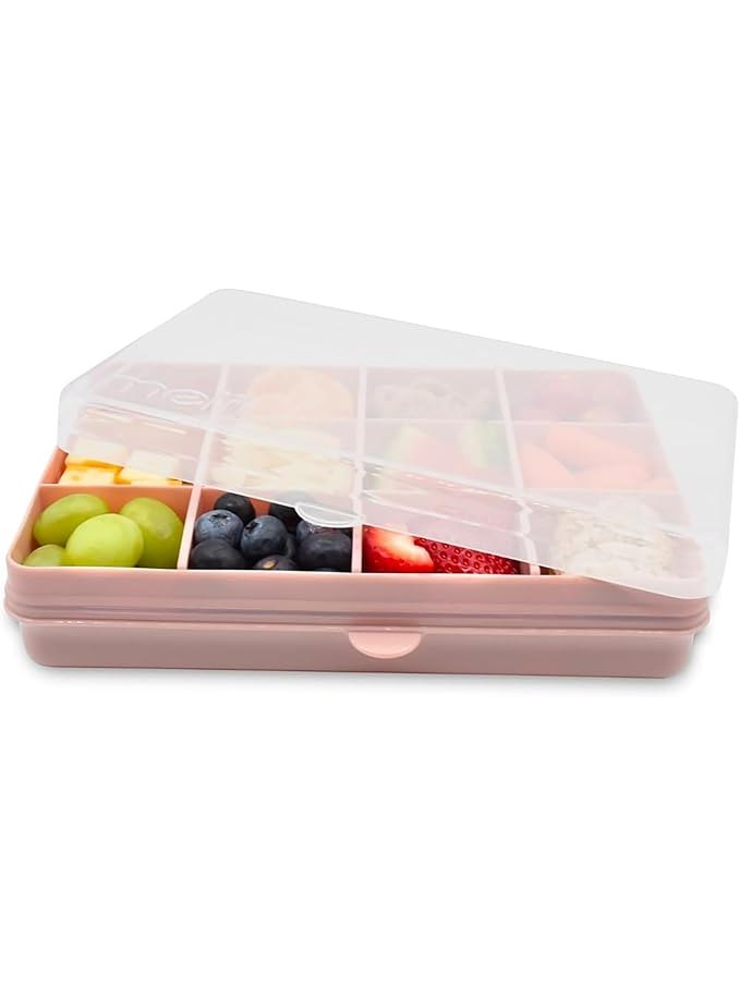 Melii 12 compartment Snackle Box (Pink)