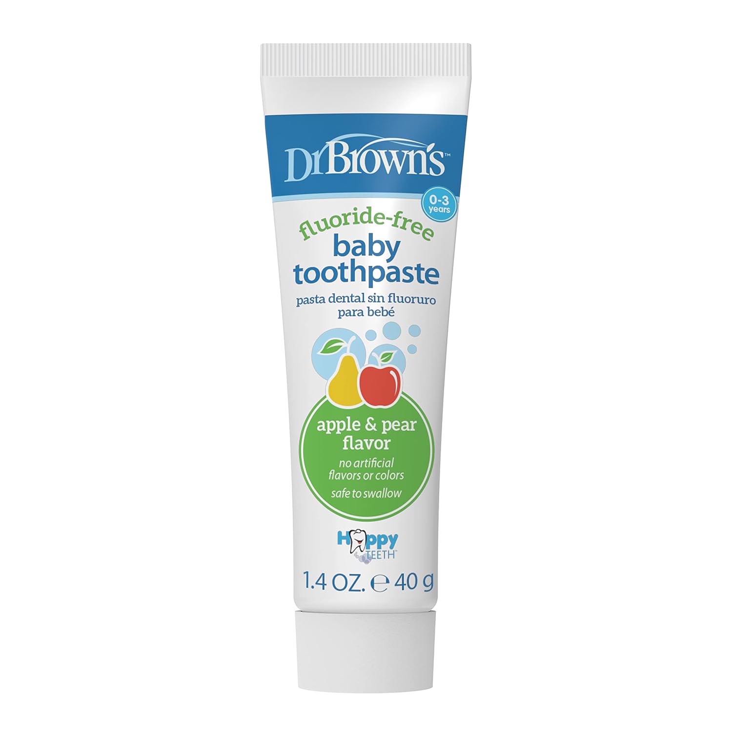 Dr. Brown’s Fluoride-Free Baby Toothpaste (4oz/40g)