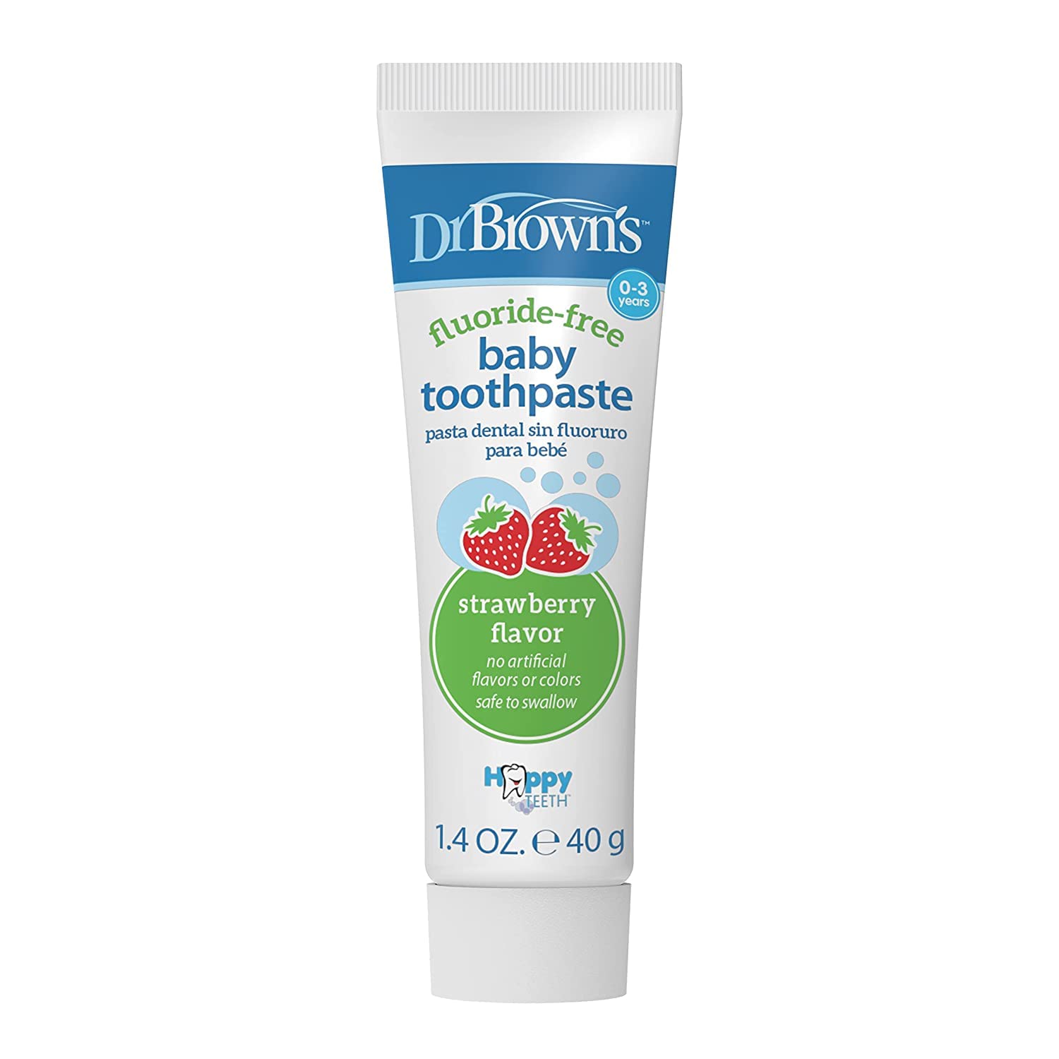 Dr. Brown’s Fluoride-Free Baby Toothpaste (4oz/40g)