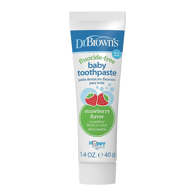Dr. Brown’s Fluoride-Free Baby Toothpaste (4oz/40g)
