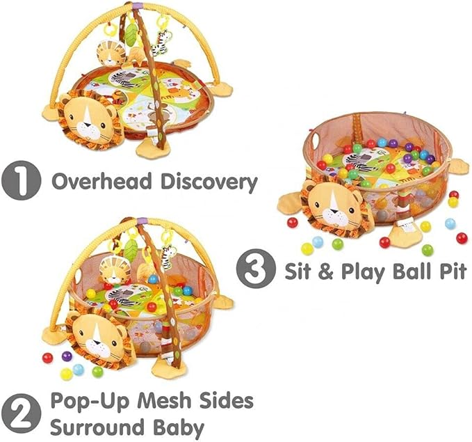 Grow-With-Me Activity Gym & Ball Pit™ 0m+ - 3 ways to play!