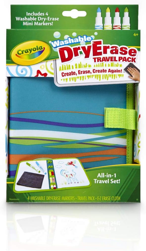 Crayola Dry-Erase Travel Pack/Dry -Ease Pip-Squeaks Markers