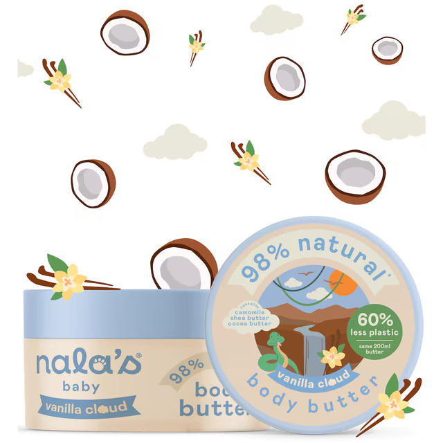 Nala's Baby Body Butter - Vanilla Cloud 200ml