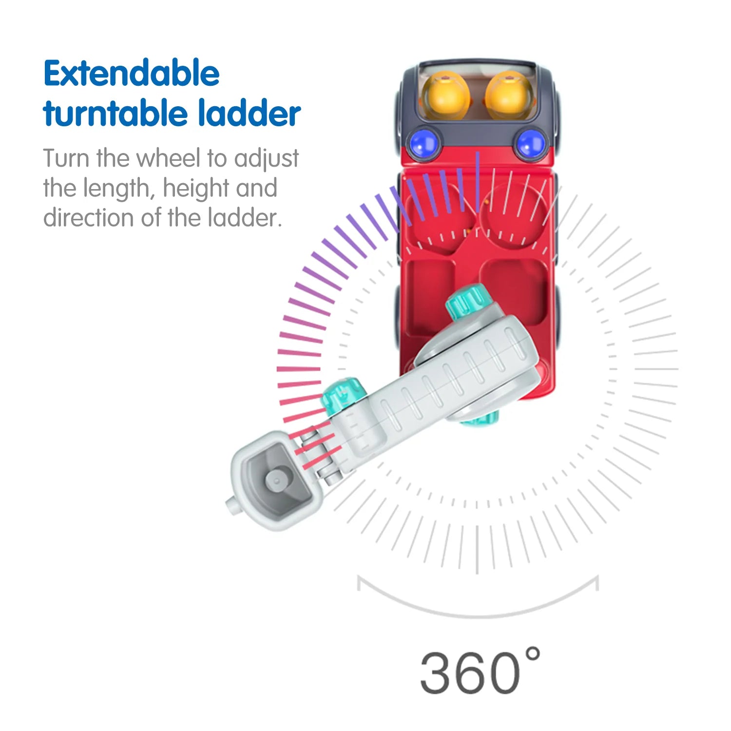 Hola Early Learning Fire Engine Truck with Lights & Sounds