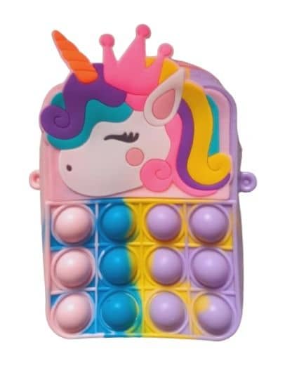 Unicorn Mini Coin Sling Purse for Girls (Fuchsia Pink)