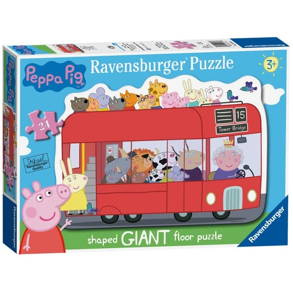 Ravensburger Peppa Pig Floor Puzzle London Bus 24 Pieces