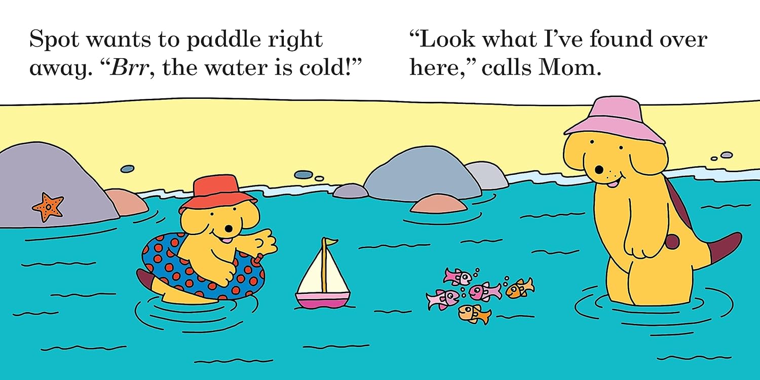 Find Spot at the Beach: A Lift-the-Flap Story - Eric Hill (Hardcover)