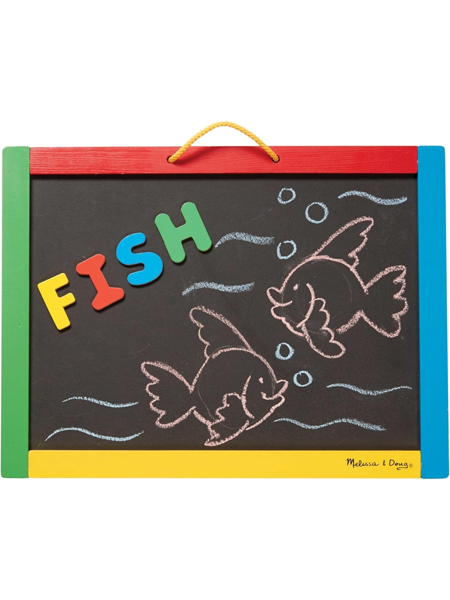 Melissa & Doug Magnetic Chalkboard and Dry-Erase Board