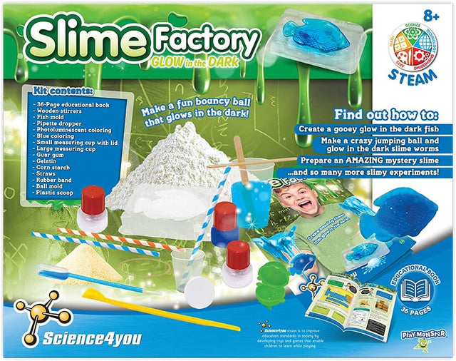 PlayMonster - Slime Factory - Create Glow-in-The-Dark