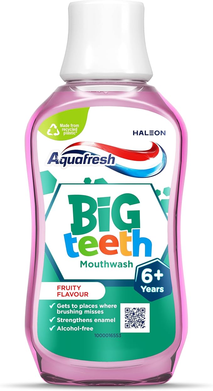Aquafresh Big Teeth Mouthwash Fruity Flavour for Kids 6years+ - 300 ml