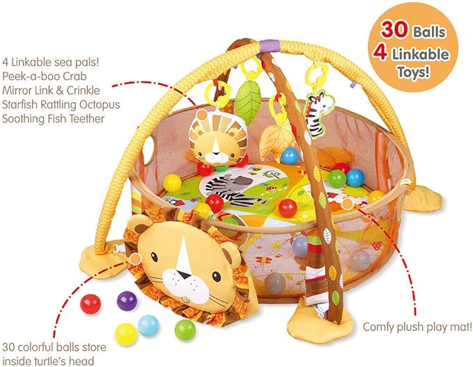 Grow-With-Me Activity Gym & Ball Pit™ 0m+ - 3 ways to play!