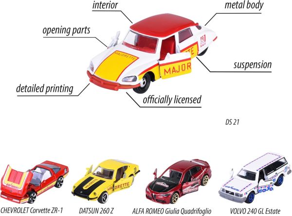 Majorette Anniversary Edition 5 Pieces Giftpack (1964-2024)