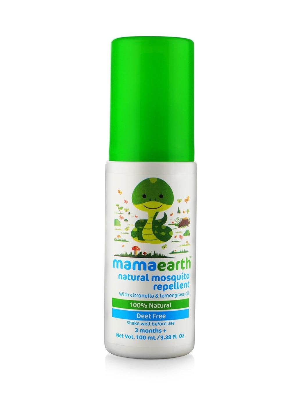 Mamaearth Baby Natural Insect Repellent for Babies (100 ml, 0-5 Yrs)