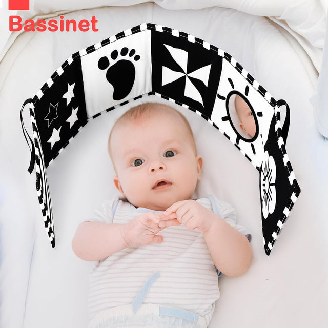 Black and White Baby Sensory Soft Book - 29.5"