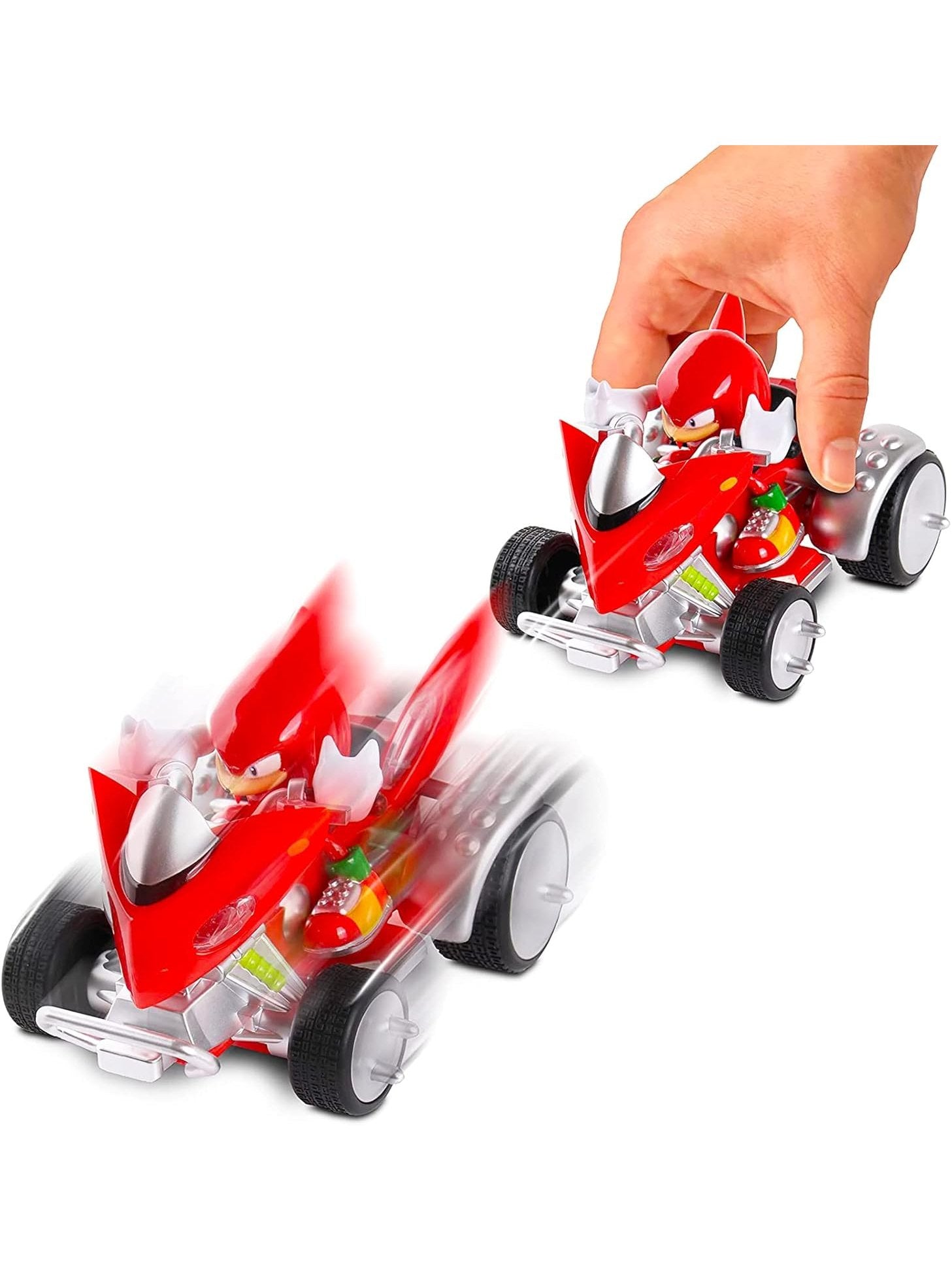 Knuckles the Echnida Pull Back Racer - Sonic the Hedgehog