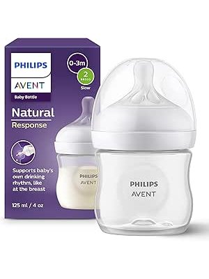 PHILIPS AVENT NAT RESP BABY BOTTLE 125ML