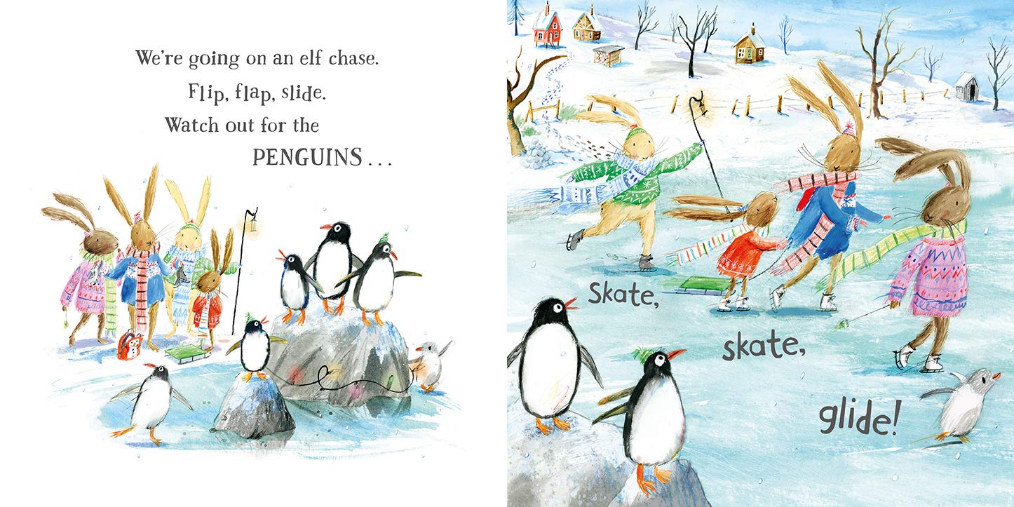 We're Going on an Elf Chase: A Lift-the-Flap Adventure - Martha Mumford and Laura Hughes (Paperback)