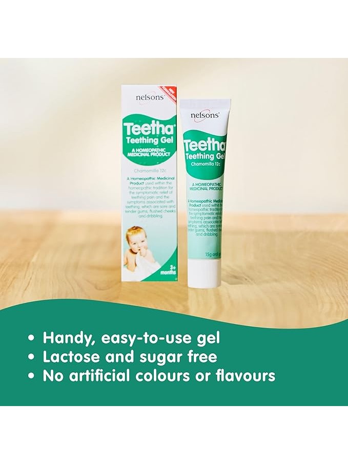 Nelsons TeethaTeething Gel 3months+ - 15g