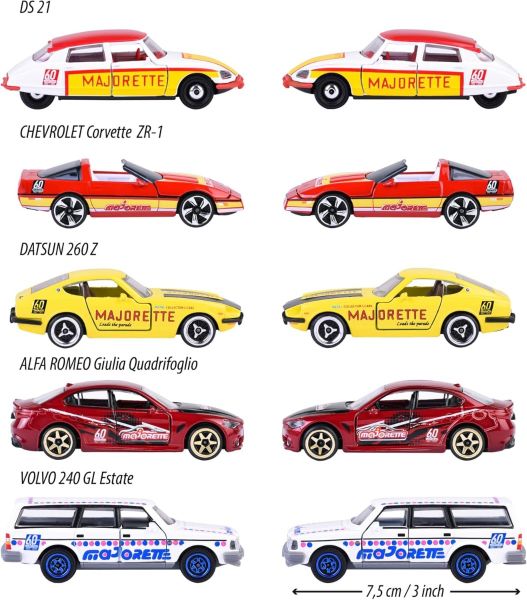 Majorette Anniversary Edition 5 Pieces Giftpack (1964-2024)