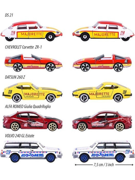 Majorette Anniversary Edition 5 Pieces Giftpack (1964-2024)