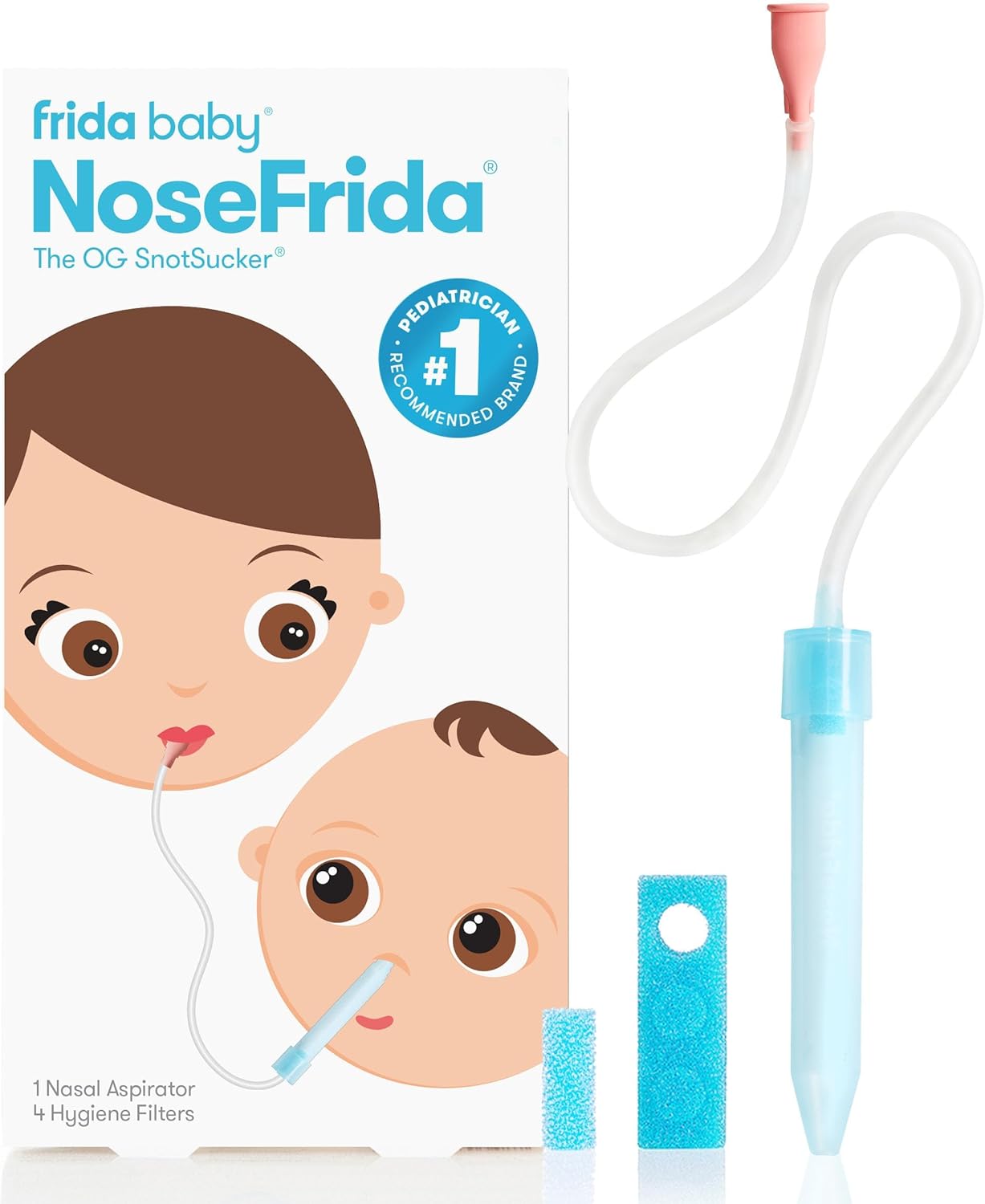 Nosefrida Snotsucker + 4 Hygiene Filters