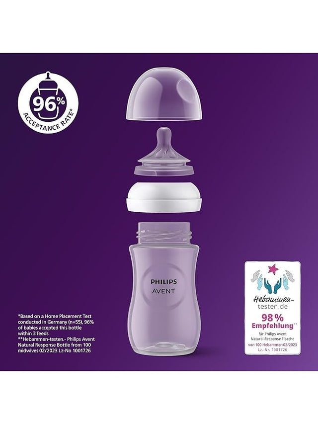 PHILIPS AVENT NAT RESP BABY BOTTLE 125ML