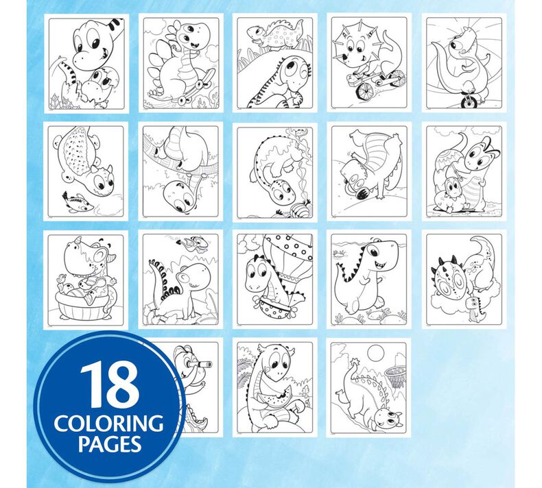 Crayola Color Wonder-Prehistoric Pals Mess-Free Colouring Book