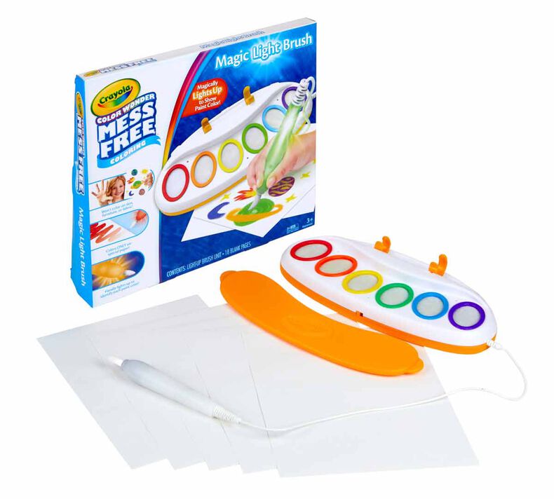 Crayola Color Wonder Magic Light Brush, Mess-Free Painting