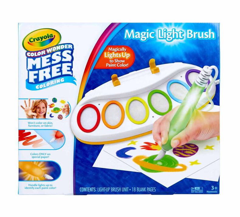 Crayola Color Wonder Magic Light Brush, Mess-Free Painting