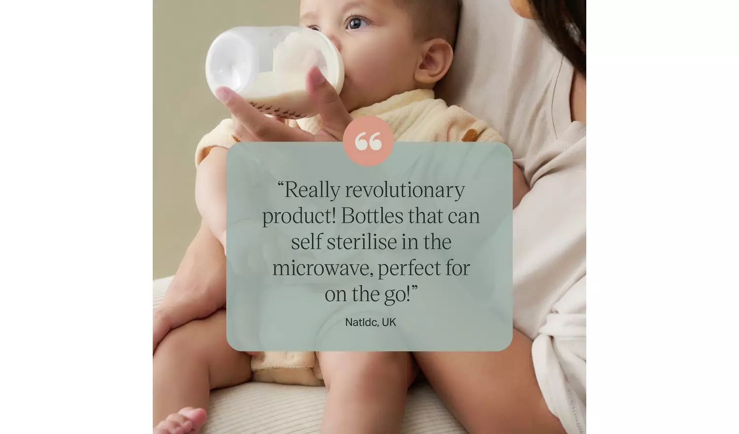 Tommee Tippee 6x 260ml Anti-colic Baby Bottles - Nude and Green