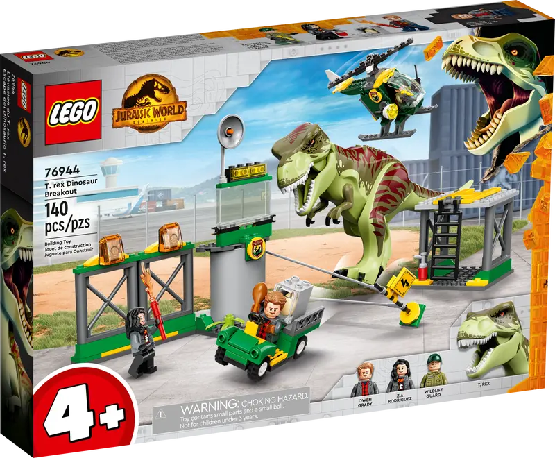 Lego Jurassic World T. rex Dinosaur Breakout