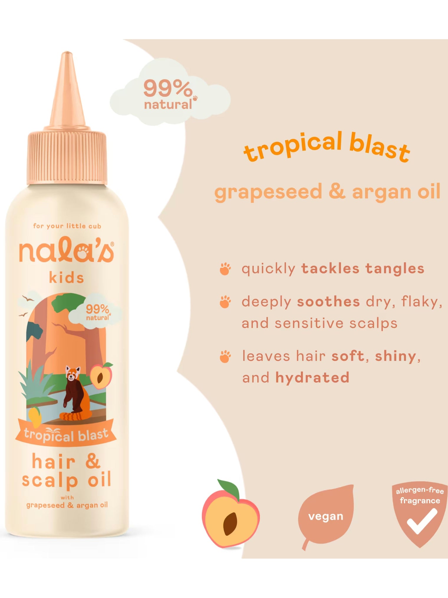 Nala's Kids Hair Oil Tropical Blast 100ml