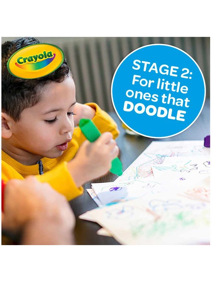 Crayola Washable Tripod Grip Markers - 8 Count