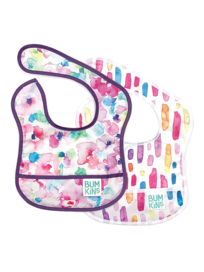 Bumkins Starter Bibs 2 Pack (Available in 7 different designs)