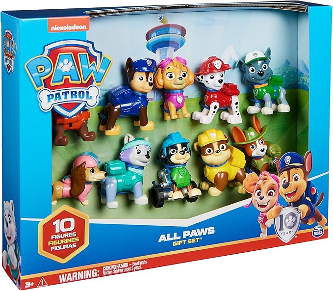 PAW Patrol Character Figures All Paws 10 Pack