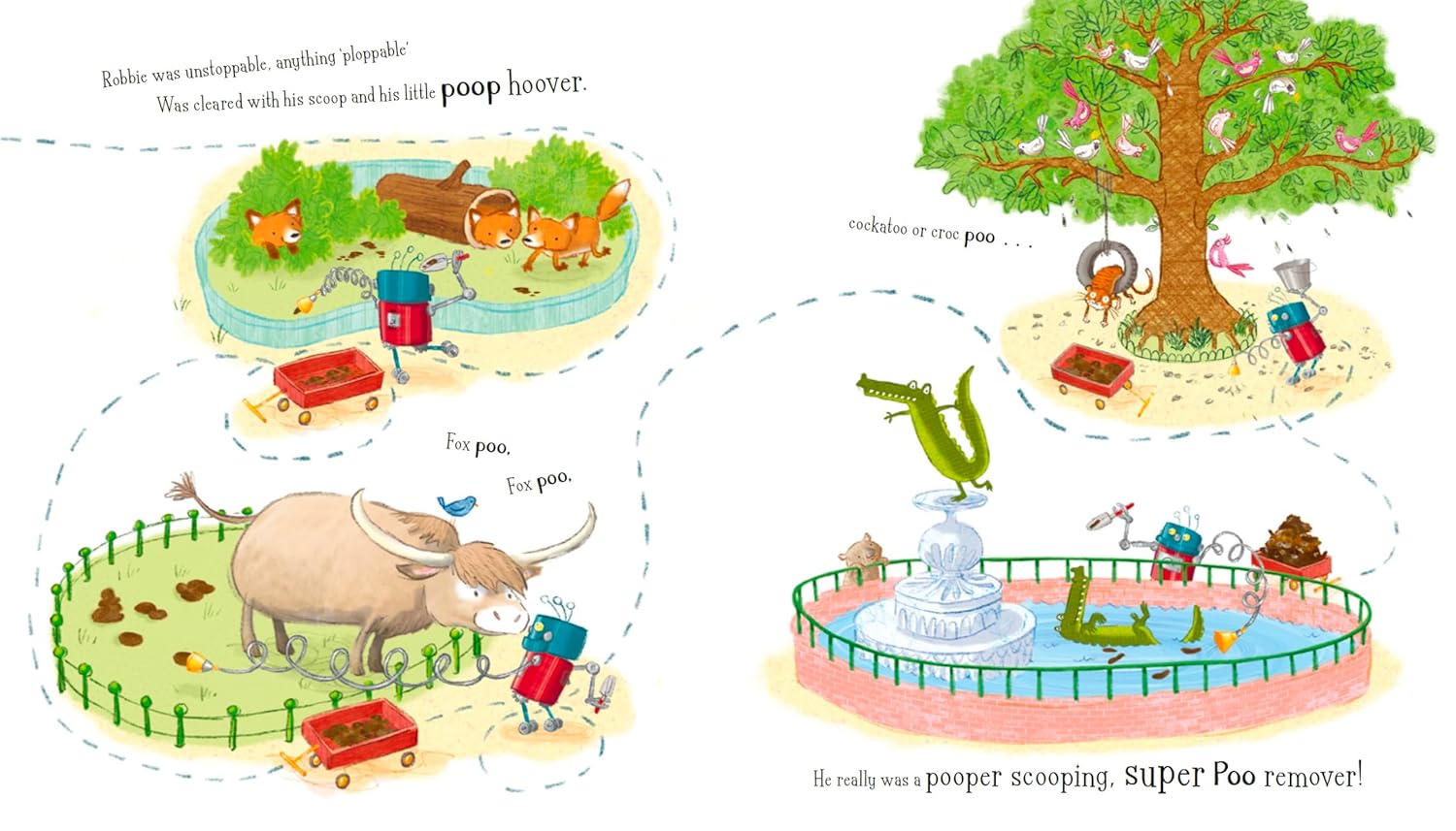 Poo in the Zoo: The Great Poo Mystery - Steve Smallman, Ada Grey (paperback)