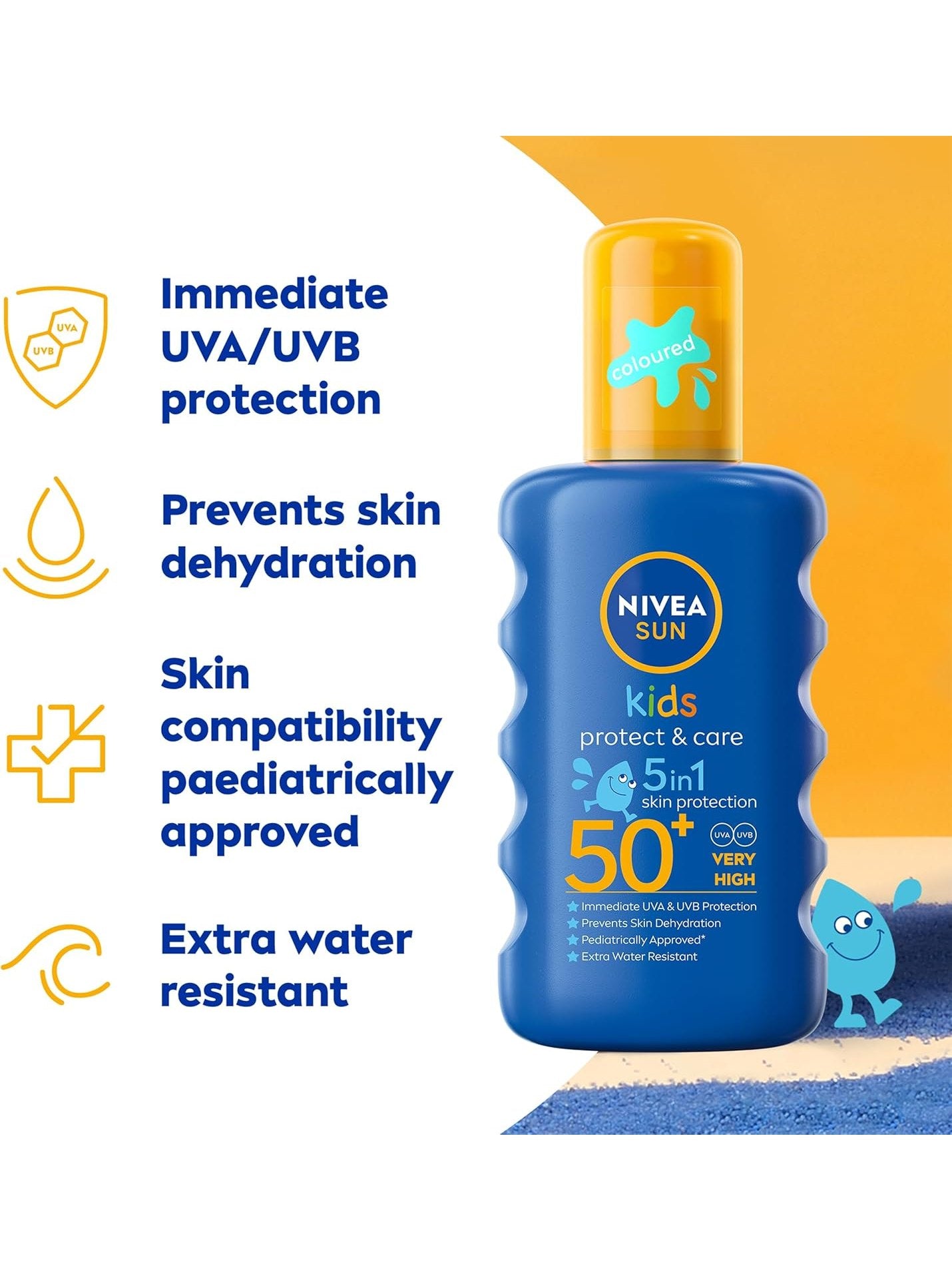 Nivea SUN Kids Coloured Sun Cream Spray