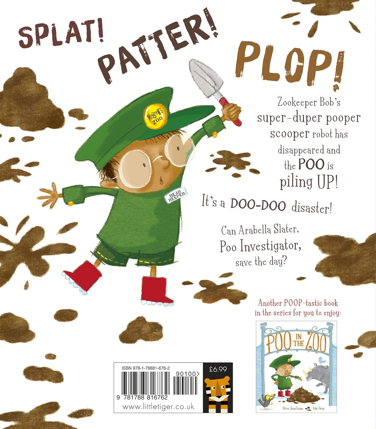 Poo in the Zoo: The Great Poo Mystery - Steve Smallman, Ada Grey (paperback)