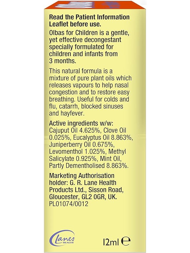 Olbas For Children-12ml