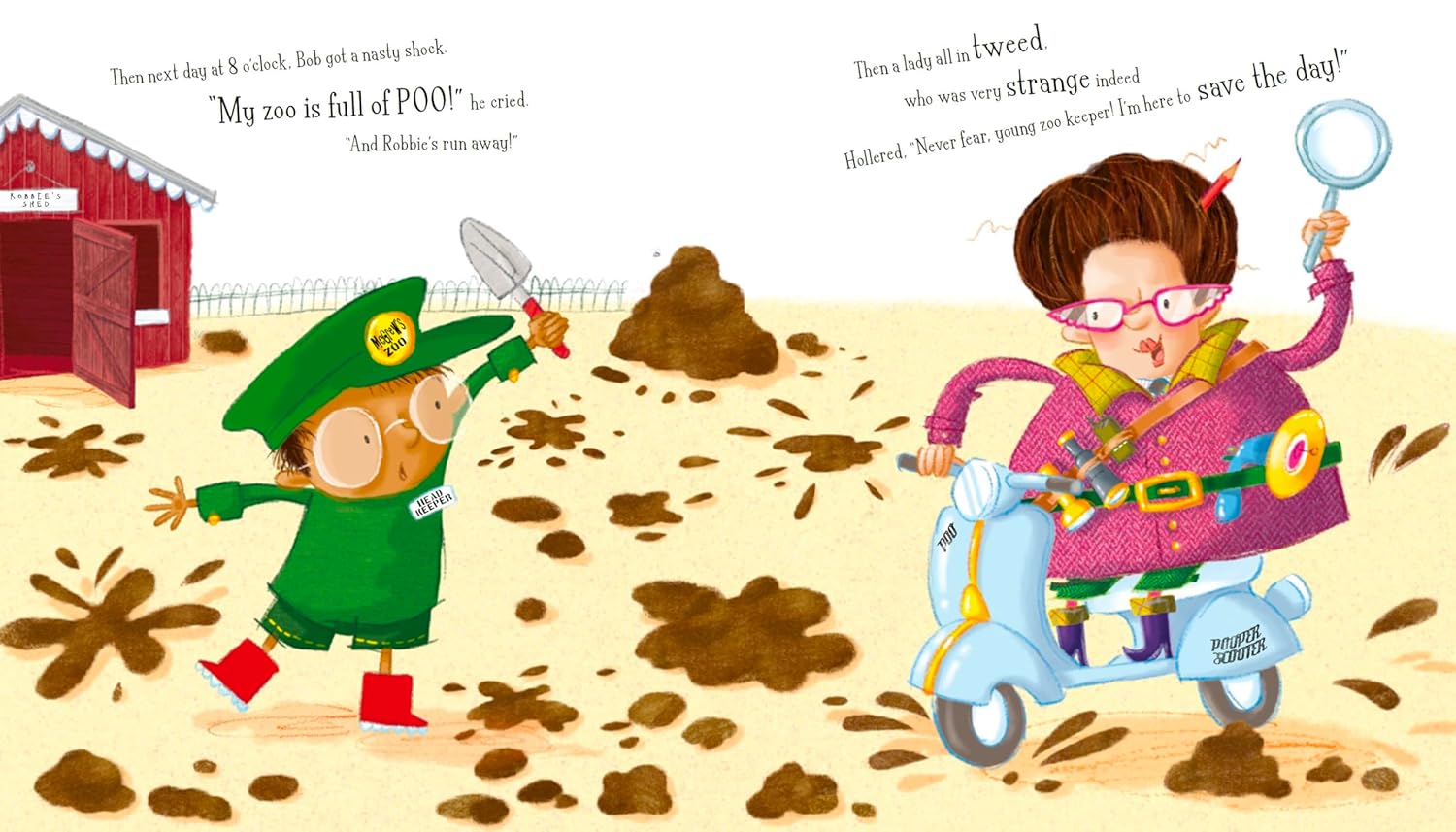 Poo in the Zoo: The Great Poo Mystery - Steve Smallman, Ada Grey (paperback)