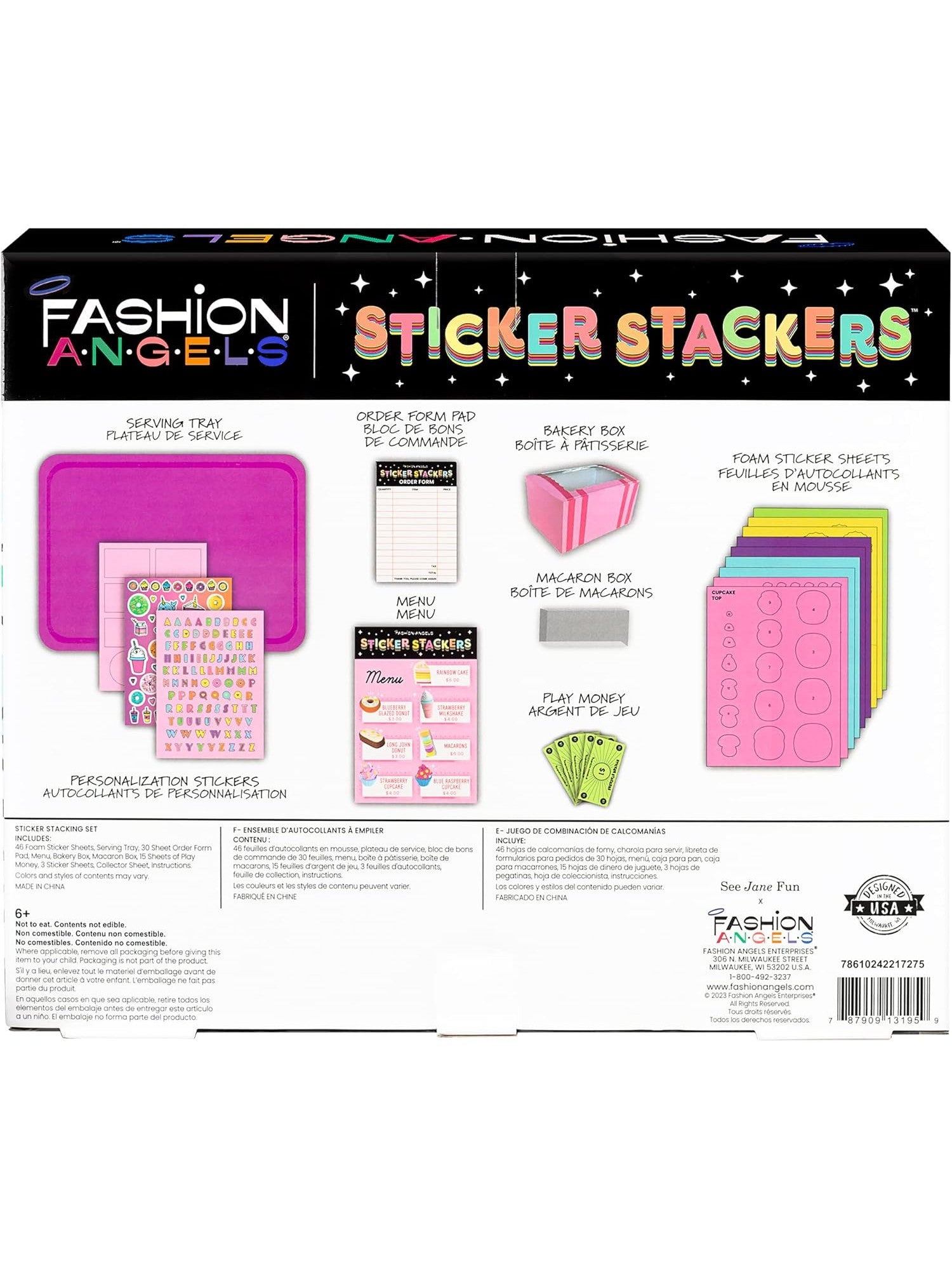 Fashion Angels Bakery Sweets Sticker Stackers