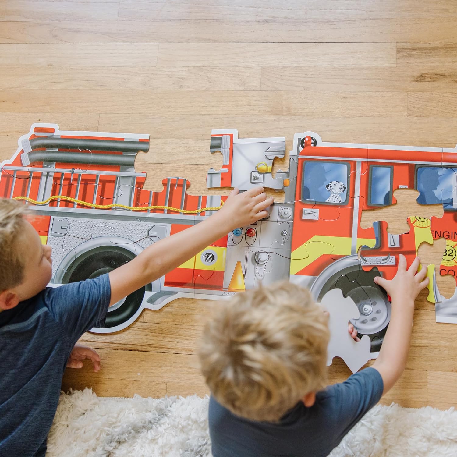 Melissa & Doug Giant Fire Truck Puzzle, Age 3+