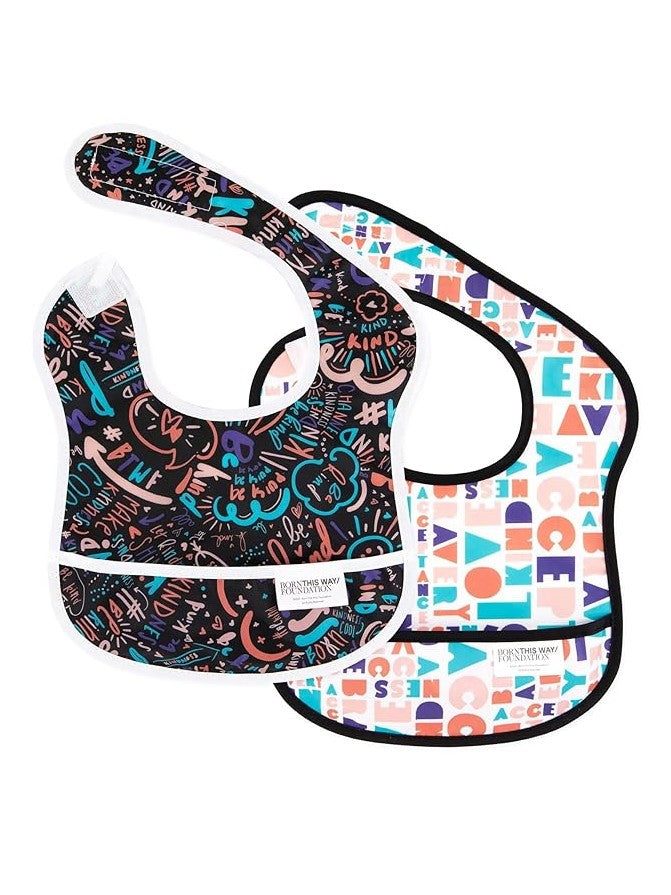 Bumkins Starter Bibs 2 Pack (Available in 7 different designs)