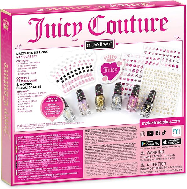 Juicy Couture Make it Real Dazzling Designs Nail Kit 12pcs