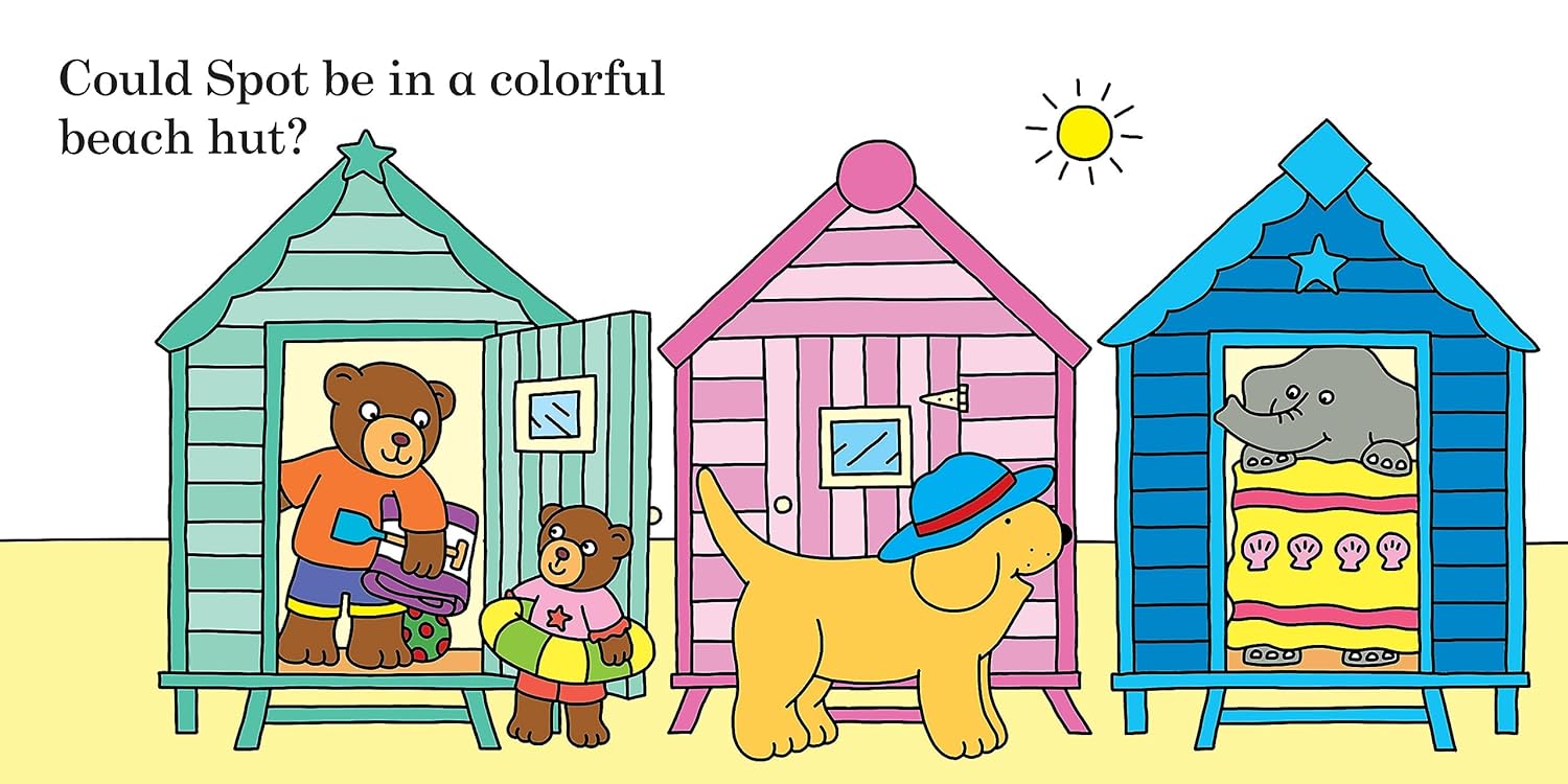 Find Spot at the Beach: A Lift-the-Flap Story - Eric Hill (Hardcover)