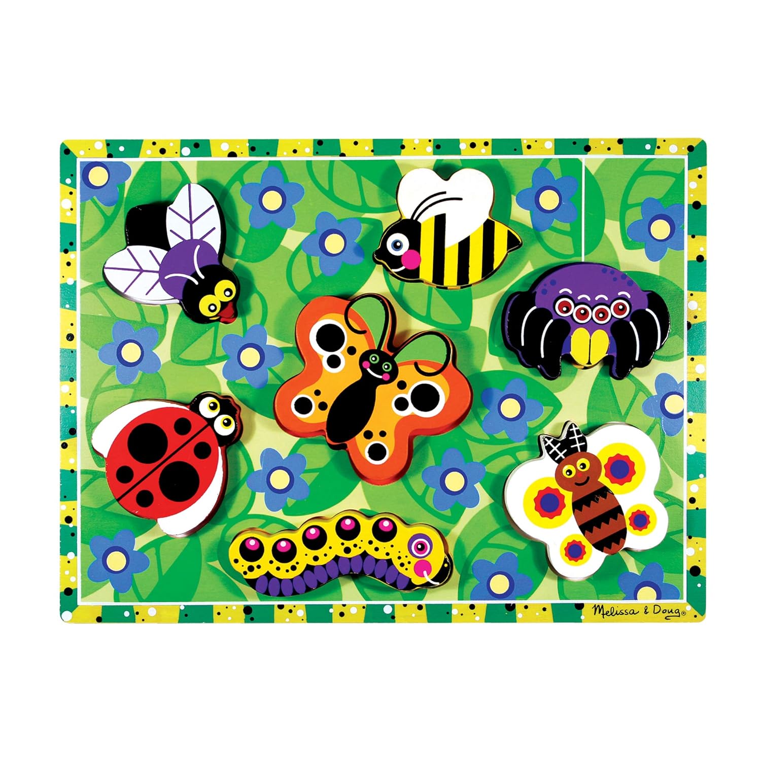 Melissa & Doug Wooden Chunky Puzzle - Insects